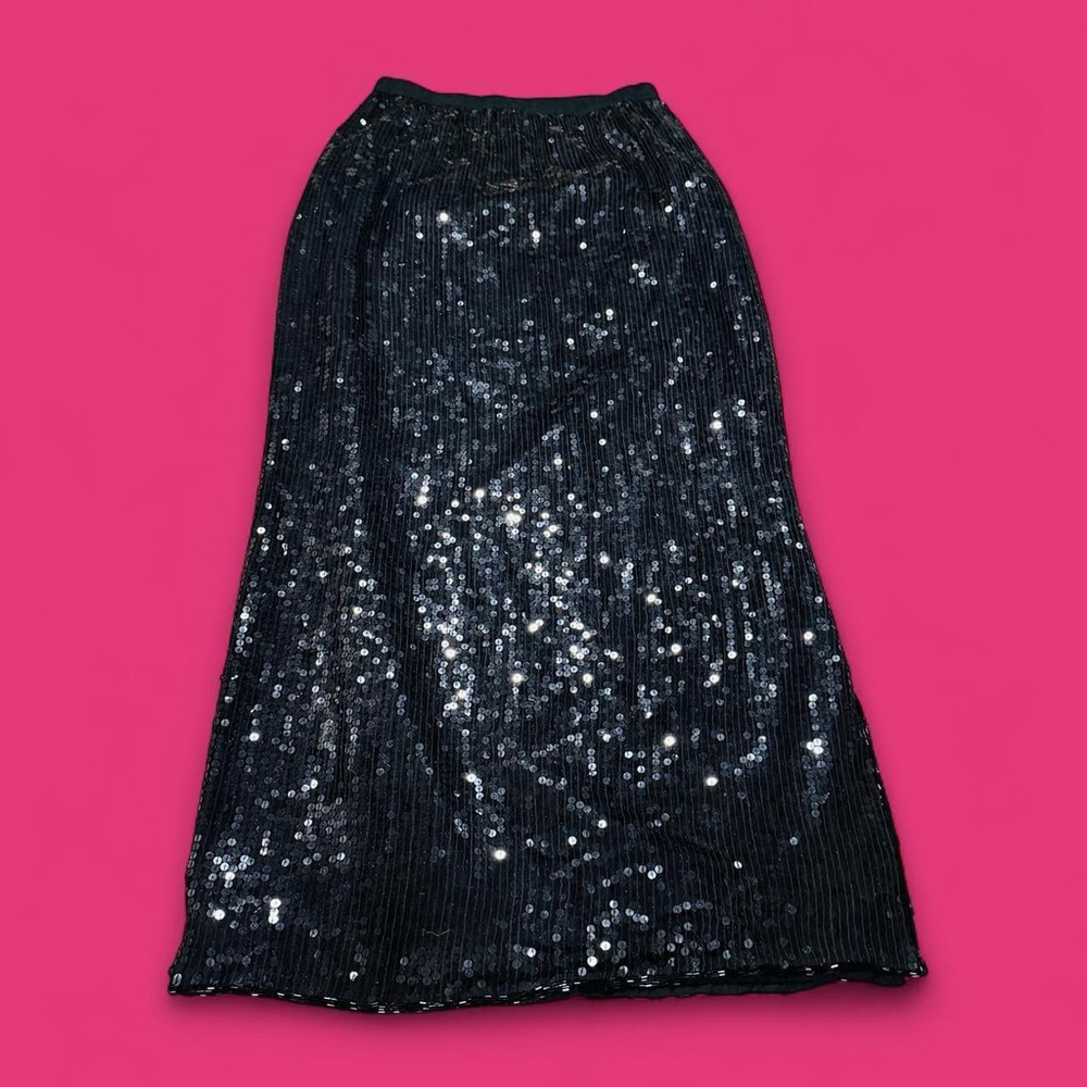 Aidan Mattox Blue Sequin Cold-Shoulder Mini Dress 10